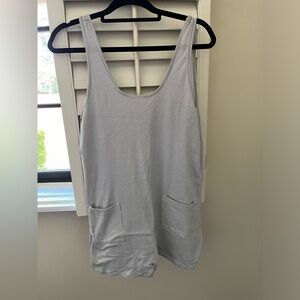 Lunya Cool Striped Romper NWOT